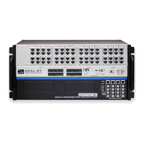Opal-RT OP5707XG Installation And Configuration Manual