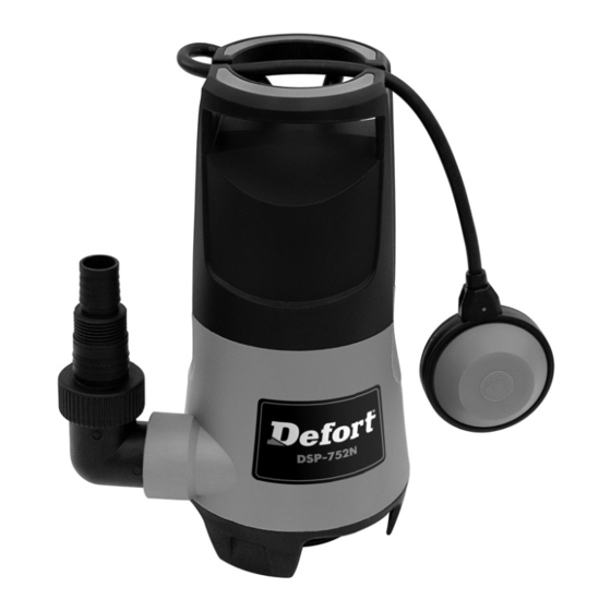 Defort DSP-752N User Manual