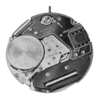 Longines L590.2 Maintenance Manual