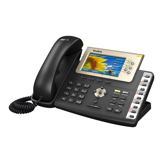 Yealink SIP-T38G User Manual