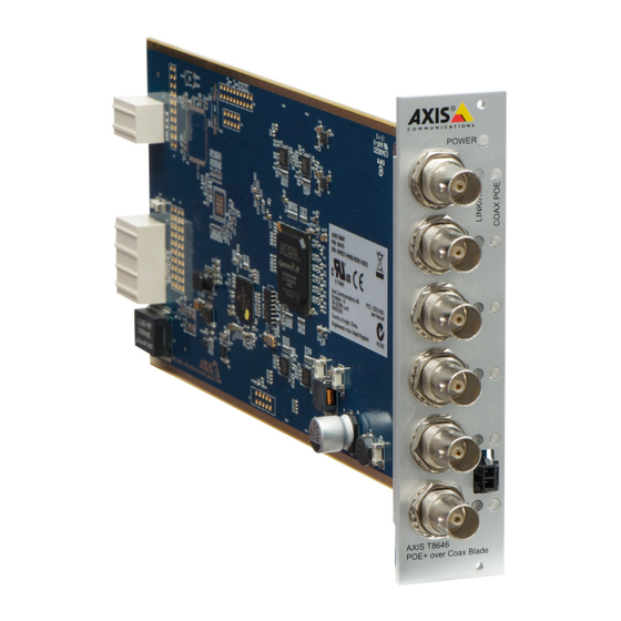 Axis T8646 Installation Manual