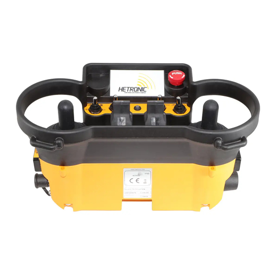 HETRONIC NOVA XL Quick Reference