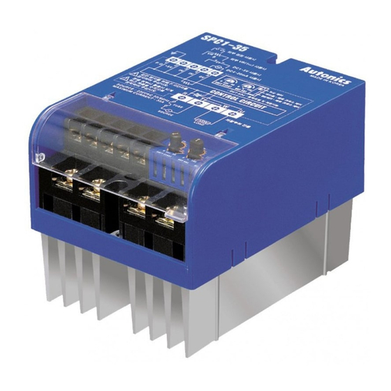 Autonics SPC1 Series Quick Start Manual