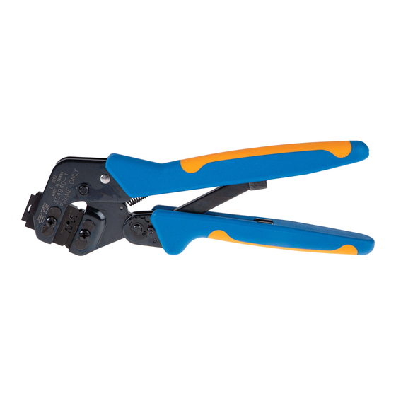 Tyco Electronics PRO-CRIMPER III Series Instruction Sheet