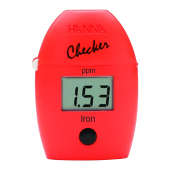 Hanna Instruments HI 721 Quick Start Manual