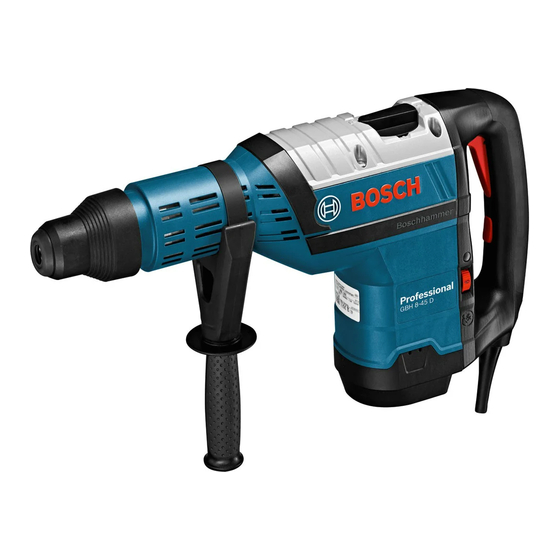 Bosch Professional GBH 8-45 D Original Instructions Manual