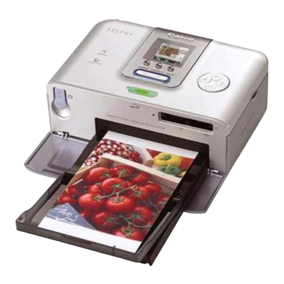 Canon SELPHY CP510 Printer Software Manual