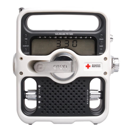 Eton SOLARLINK FR500 Owner's Manual