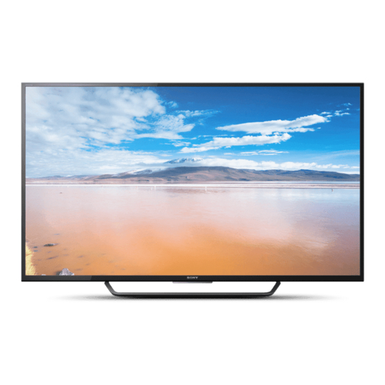 Sony Bravia KD-55X8000C Reference Manual