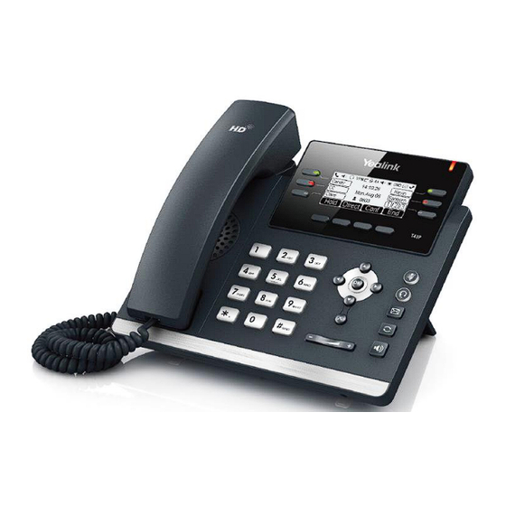 Yealink T41 Quick Reference Manual