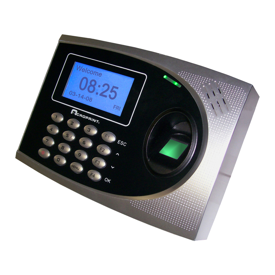 Acroprint timeQplus TQ600 User Manual