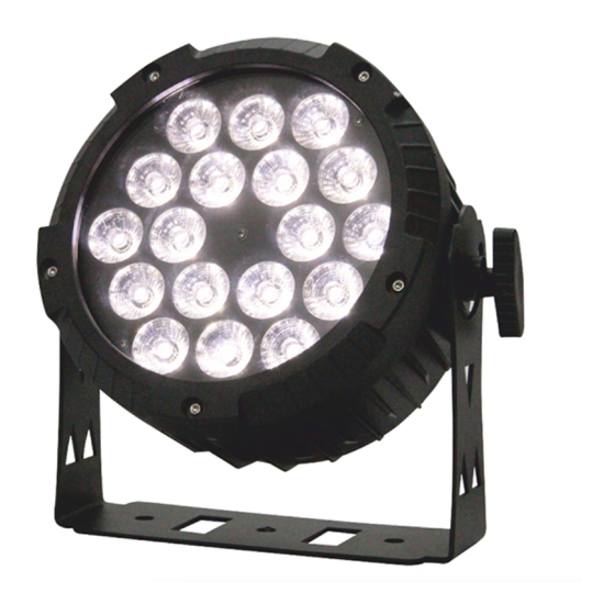 FOS Technologies PAR 18x12W PRO Manual