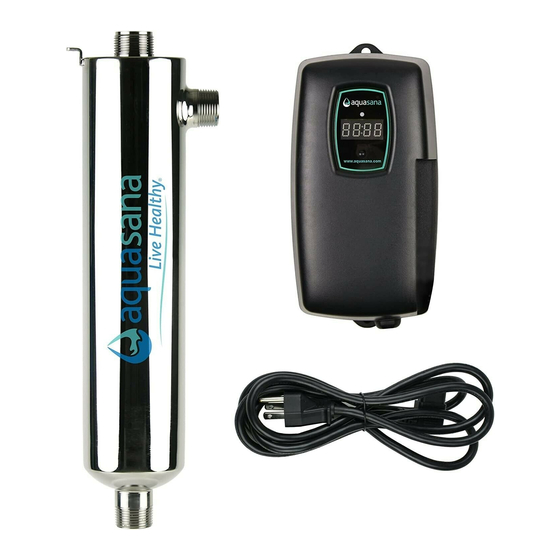 Aquasana AQ-UV-C Series Operation & Installation Instructions