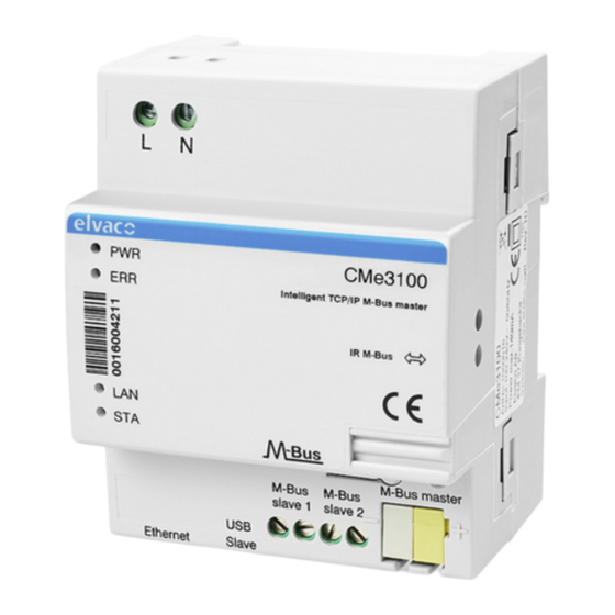 Elvaco CMe3100 Quick Manual