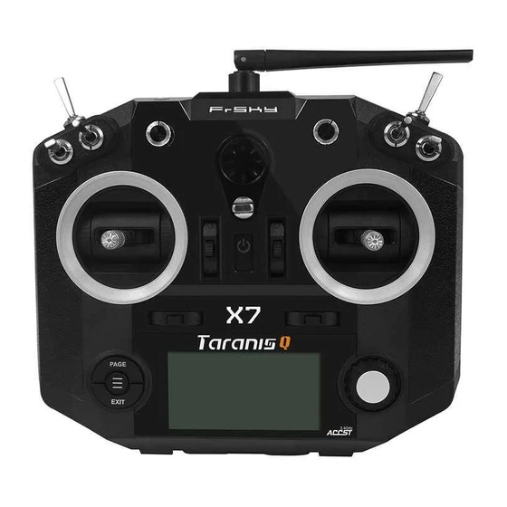 Seafloor EchoBoat-160 TARANIS X7 Manual