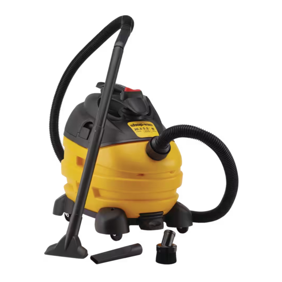 Shop-Vac BH87 Series User Manual