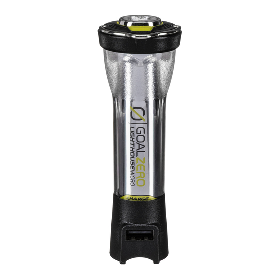 GOAL ZERO Lighthouse Micro Charge User Manual