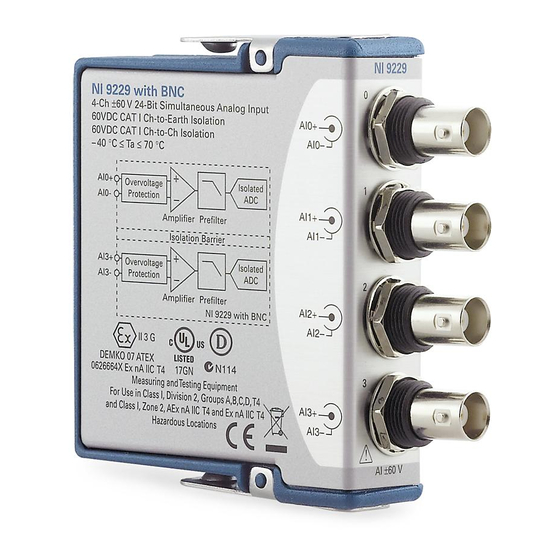NI 9229 Calibration Procedure