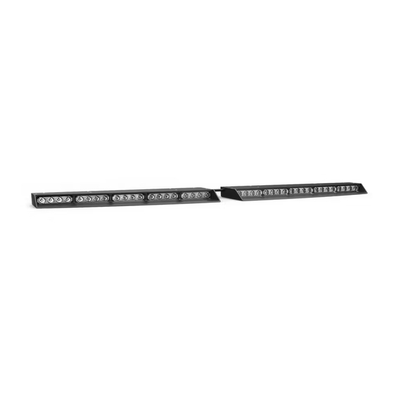 STL RAPTOR SUPER TD VISOR LIGHT BAR Instruction Manual