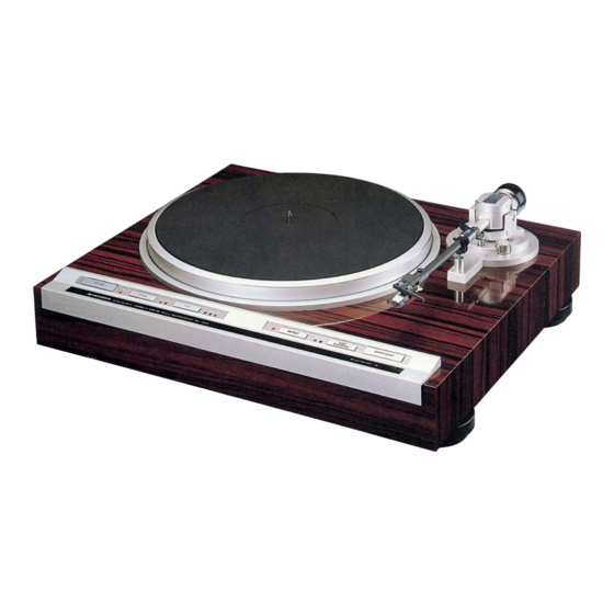 Pioneer PL-707 Operating Instructions Manual