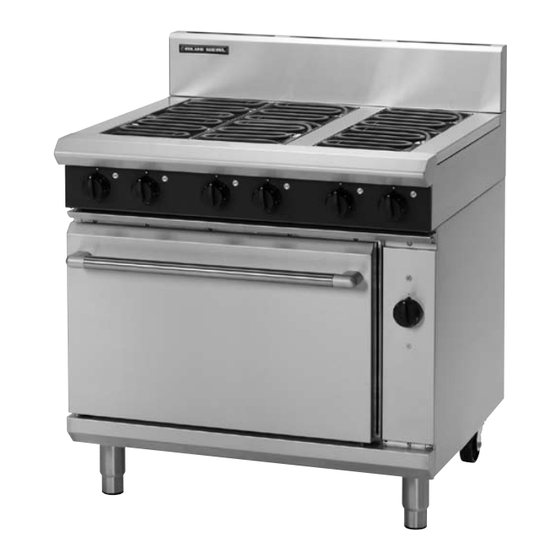 Moffat Blue Seal Evolution Series E56D Technical Data Sheet