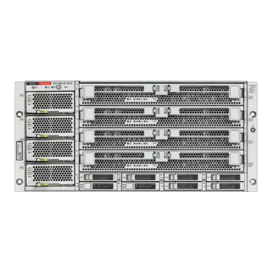 Sun Oracle Sun X2-8 Installation Manual