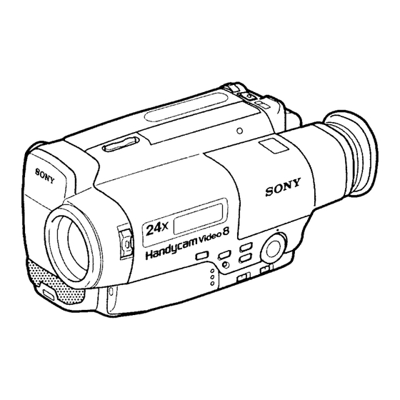 Sony Handycam CCD-TR714 Manuals