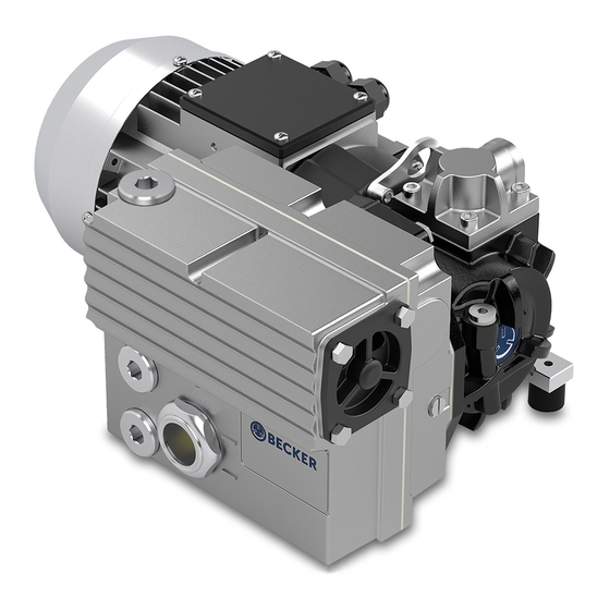 Becker O 5.10 Operating Instructions Manual