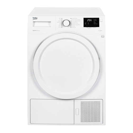 Beko DHY 7340 W Manuals