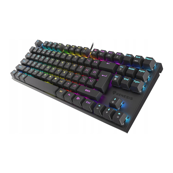 Genesis THOR 303TKL Quick Installation Manual