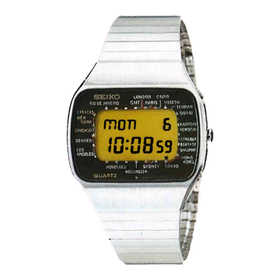 Seiko M158A Technical Manual