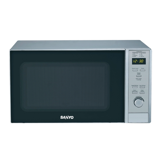 SANYO EM-S7720V Microwave Oven Manuals