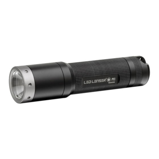 Led Lenser M1 Quick Start Manual