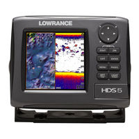 Lowrance HDS-5 Quick Start Manual