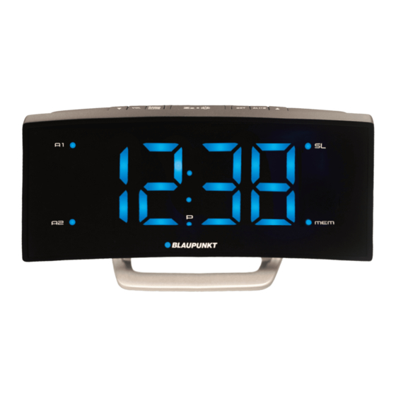 Blaupunkt CR7BK User Manual