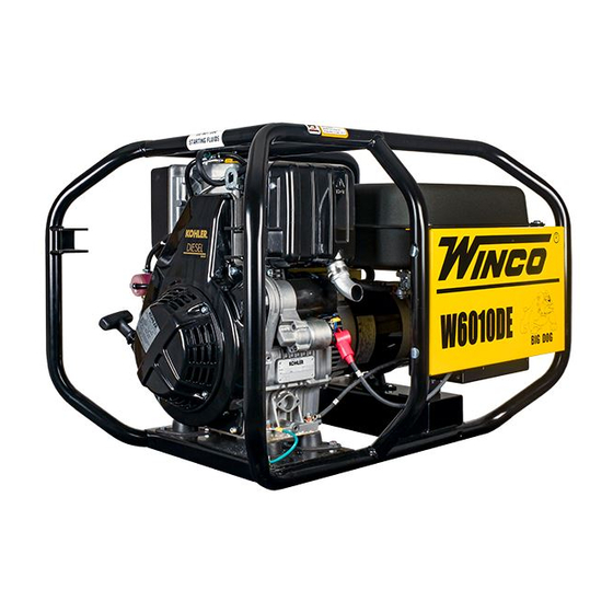 Winco W6010DE/K Installation And Operator's Manual