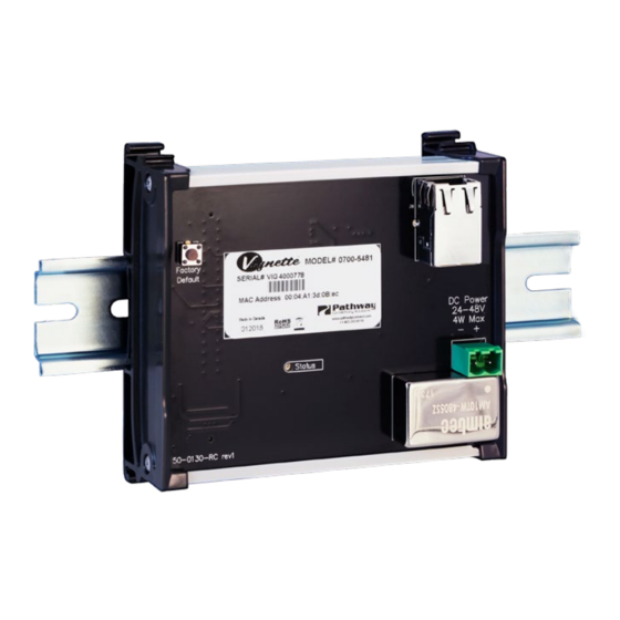 pathway PWGW DIN CLK Installation Manual