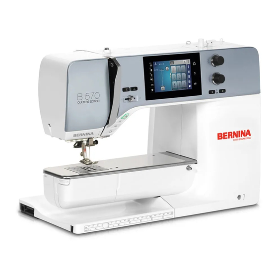 Bernina 570 QE User Manual