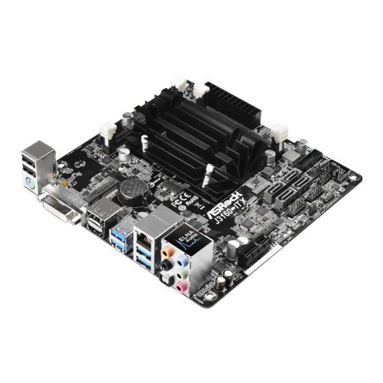 ASROCK J3160 Manual