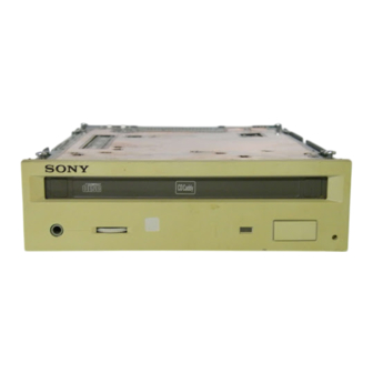 Sony CDU535 Series Operating Instructions Manual