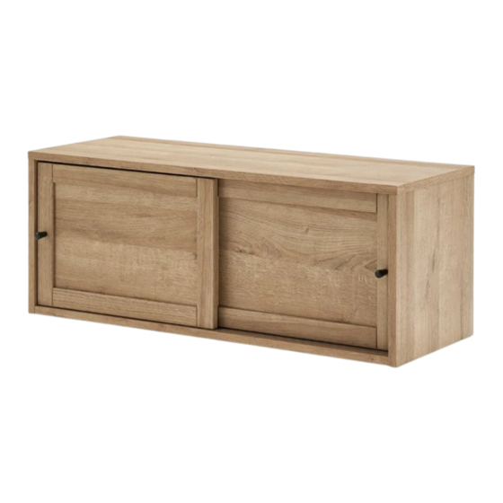 mopio LAUREN FLOATING TV STAND Assembly Instructions Manual