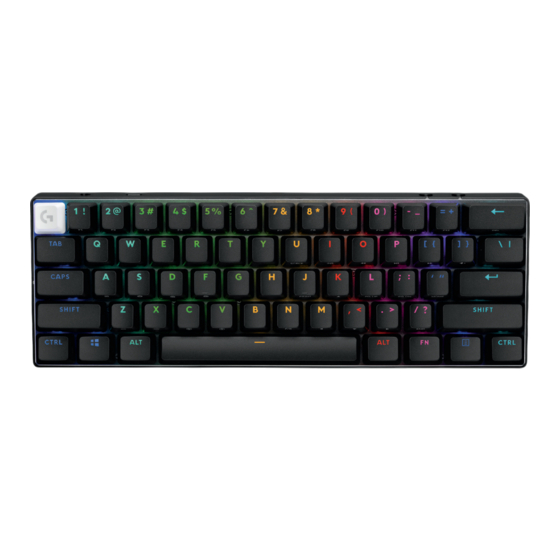 Logitech LIGHTSPEED G PRO X 60 Setup Manual