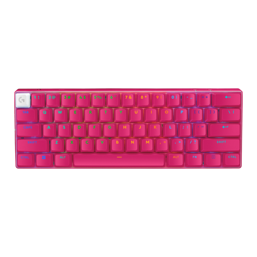 Logitech LIGHTSPEED G PRO X 60 - Gaming Keyboard Manual