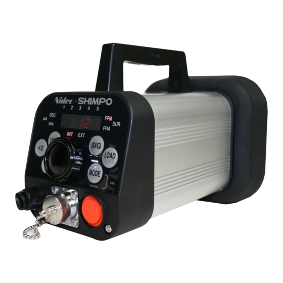 Shimpo DT-361 Instruction Manual