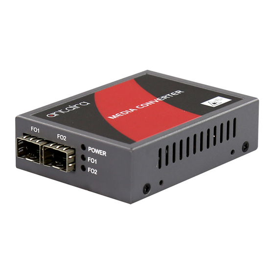 ANTAIRA FCU-3102SFP-SFP-DR User Manual