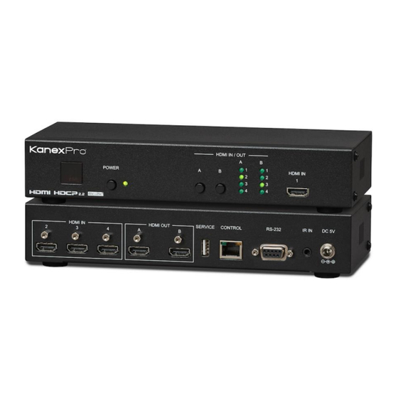 KanexPro HDMX42-18G Manuals