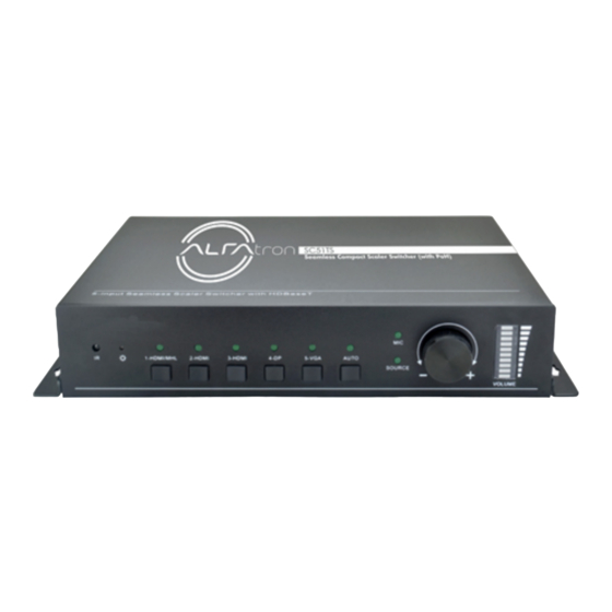 ALFAtron SC51TS Compact Scaler Switcher Manuals