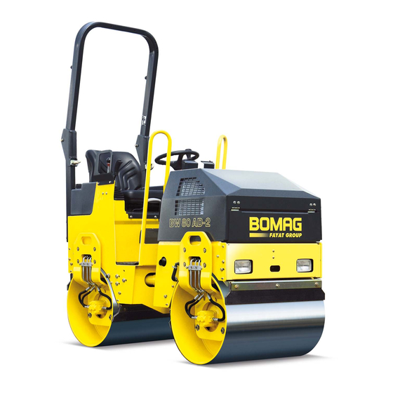 Bomag BW 100 ADM-2 Operating Instructions, Maintenance Instructions