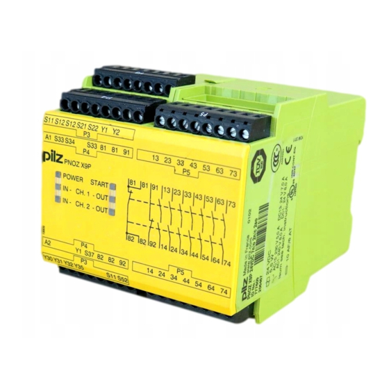 Pilz PNOZ X9P Operating Manual