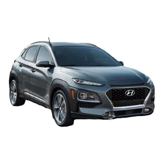 Hyundai KONA 2019 Getting Started Manual